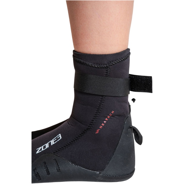 2026 ZONE3 Heat-Tech Dura 4mm Swim Boot NA26UHTDS101 - Black